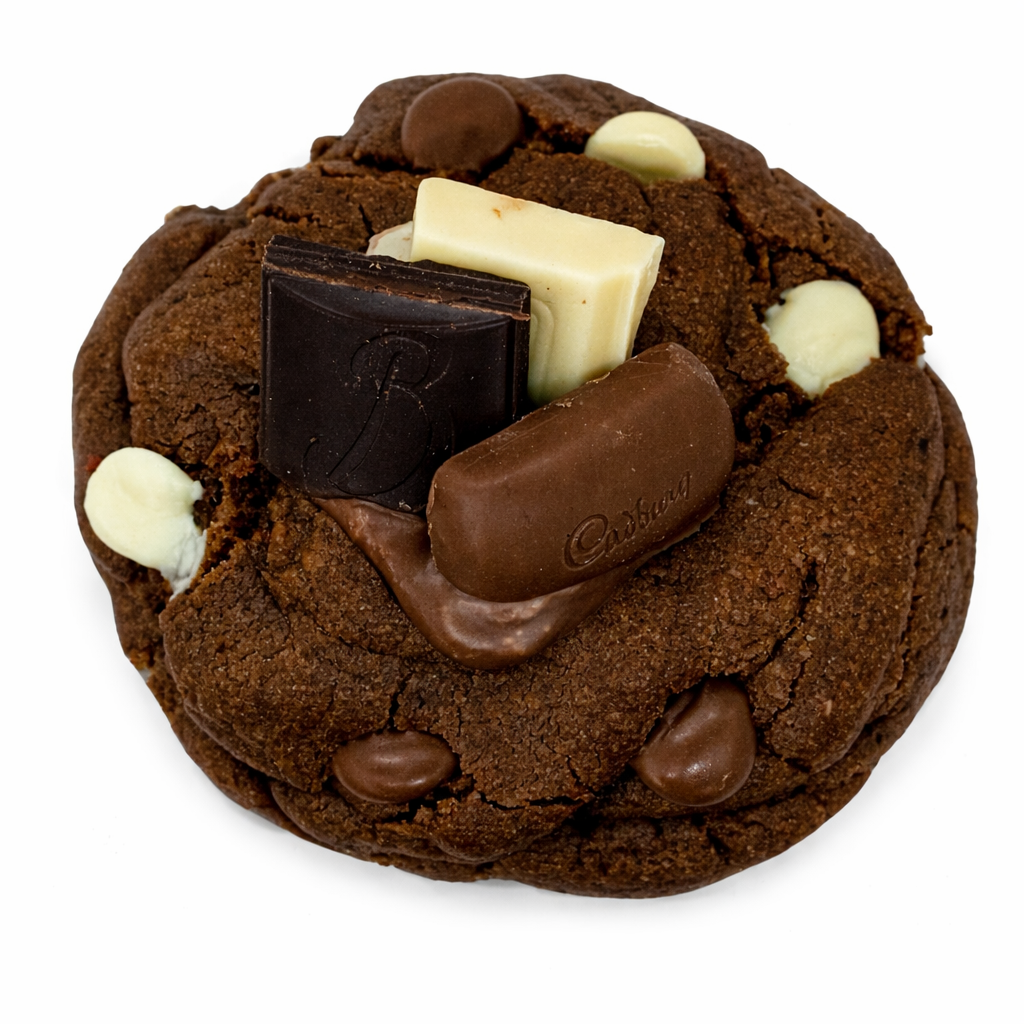 triple chocolate cookie